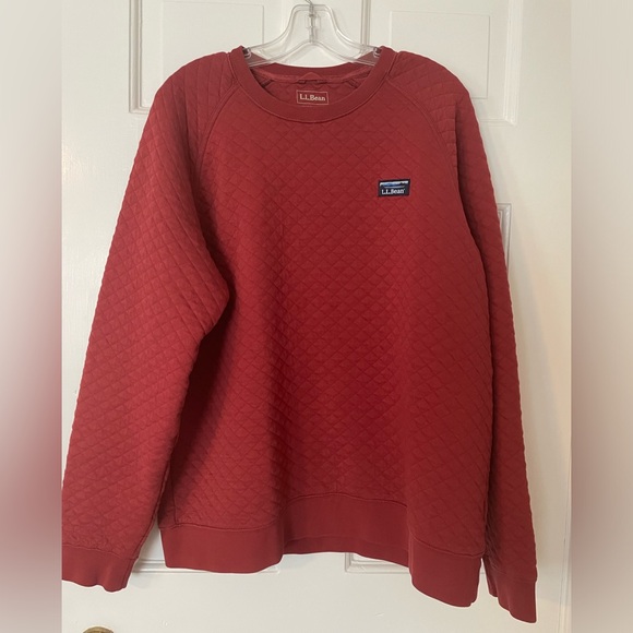 L.L. Bean Other - Men’s LL Bean Quilted Crew Neck Sweatshirt
